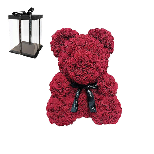 Bordeaux Roses Bear