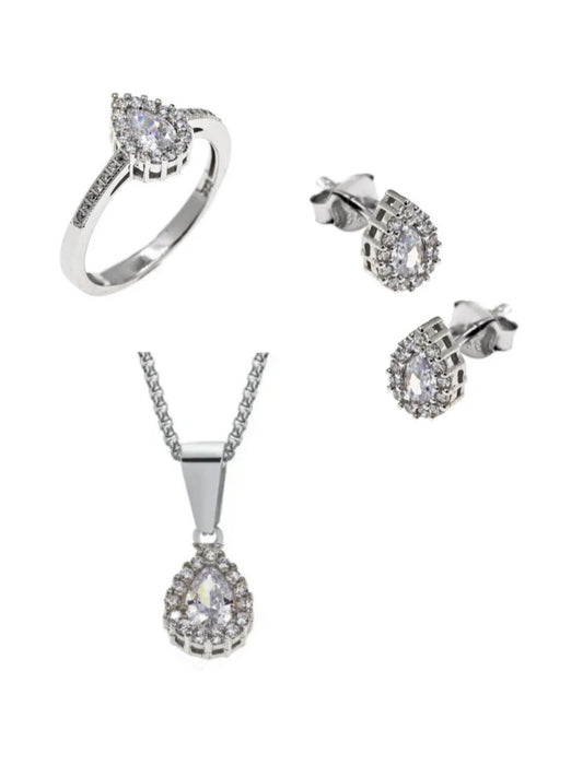 Set Zircon Water 925